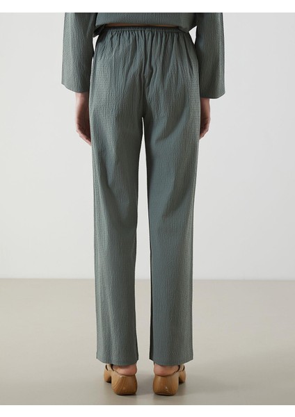 Lcw Vision Beli Lastikli Dokulu Kadın Pantolon fırsatları