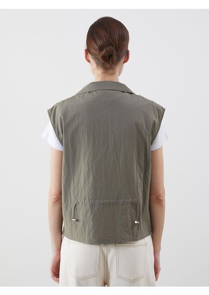 Lcwaıkıkı Classic Ceket Yaka Oversize Kadın Yelek