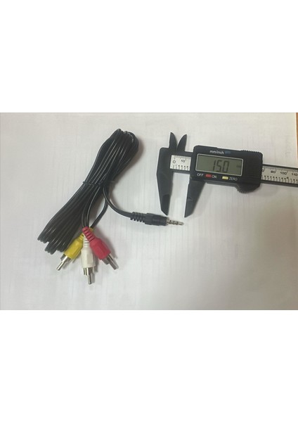 Discman Kablosu Receıver 3.5 Jak + Tos 15MM Kısa