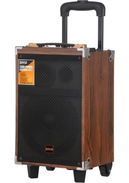 B-Q12 12''30CM Kablosuz 1 El Mikrofon Bluetooth Şarjlı Müzik Kutusu