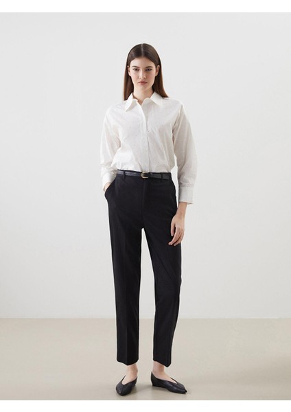 Lcw Modest Beli Kemerli Havuç Kesim Kadın Pantolon