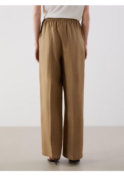 Lcw Vision Beli Lastikli Keten Kadın Pantolon fırsatları