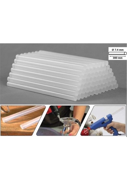 77 Adet 30 Cm. Sıcak Ince Mum Silikon