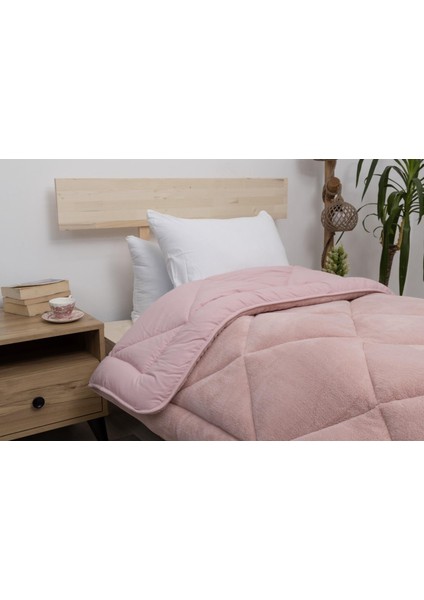 Çift Kişilik Lüx Gri Wellsoft Yorgan Çift Taraflı 195 x 215