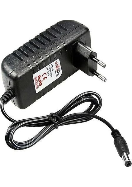 24 Volt 2 Amper Plastik Kasa Adaptör