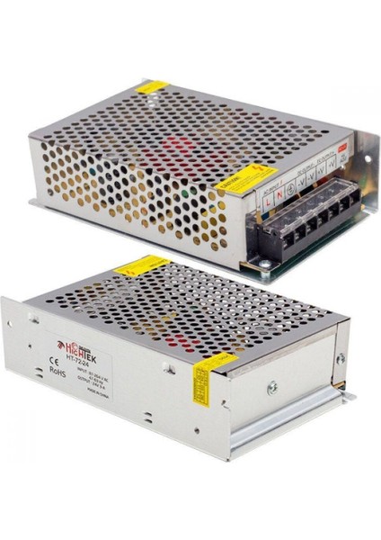 HT1096 24 Volt 3 Amper Metal Kalın Kasa Adaptör