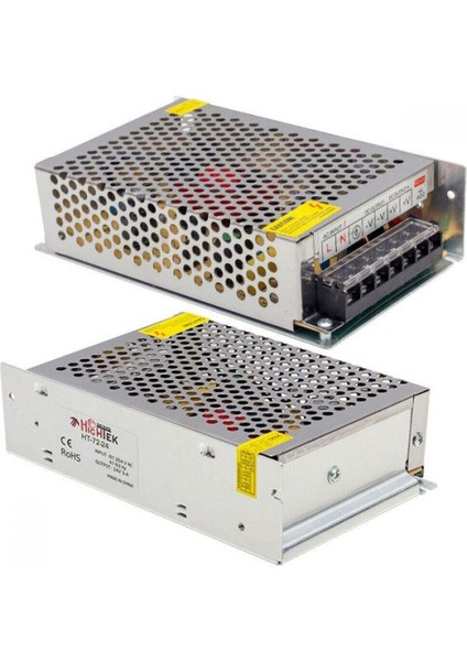 HT1096 24 Volt 3 Amper Metal Kalın Kasa Adaptör