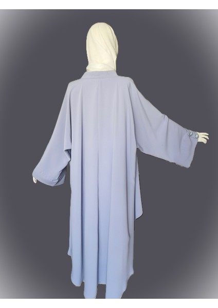 Broş Detaylı Lavanta Rengi Dökümlü Abaya, Her Adımda Zarafet fırsatları