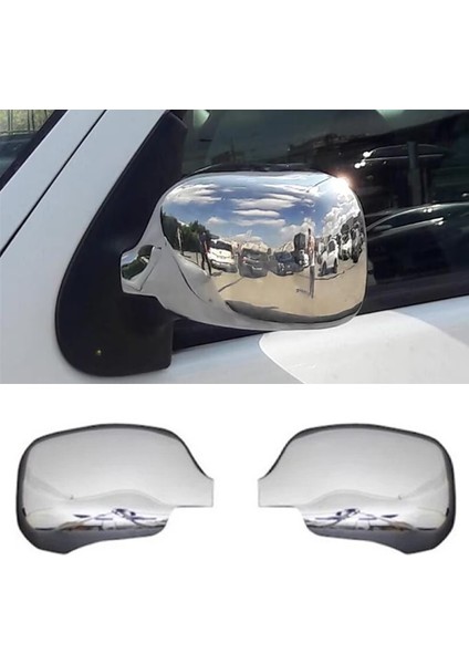 Renault Kangoo 1997-2007 Arası Abs Plastik Krom Kaplama Ayna Kapağı 2 Prç