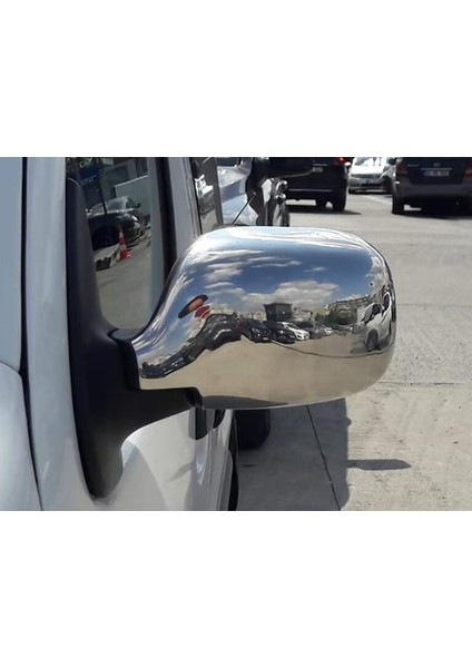Renault Kangoo 1997-2007 Arası Abs Plastik Krom Kaplama Ayna Kapağı 2 Prç