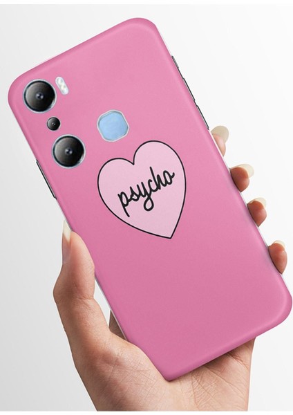 Infinix Hot 20 Kılıf Kamera Korumalı Baskılı Silikon Kapak - Psycho