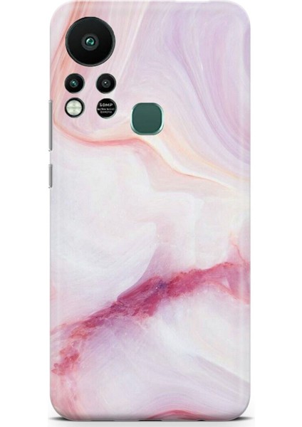 Infinix Hot 11S Kılıf Kamera Korumalı Baskılı Silikon Kapak - Marblecolors