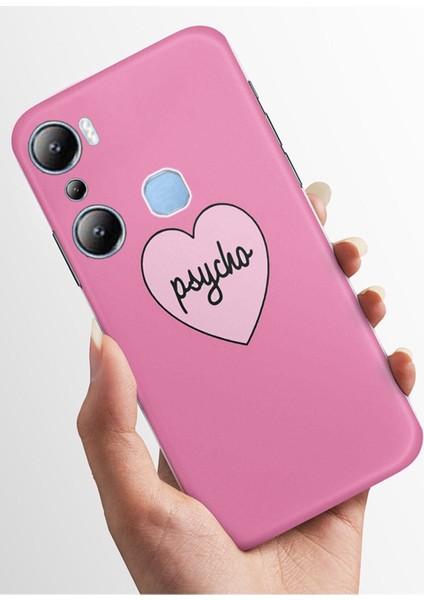 Infinix Hot 20I Kılıf Kamera Korumalı Baskılı Silikon Kapak - Psycho