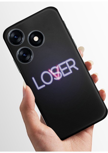 Spark 10 Kılıf Kamera Korumalı Baskılı Silikon Kapak - Lover