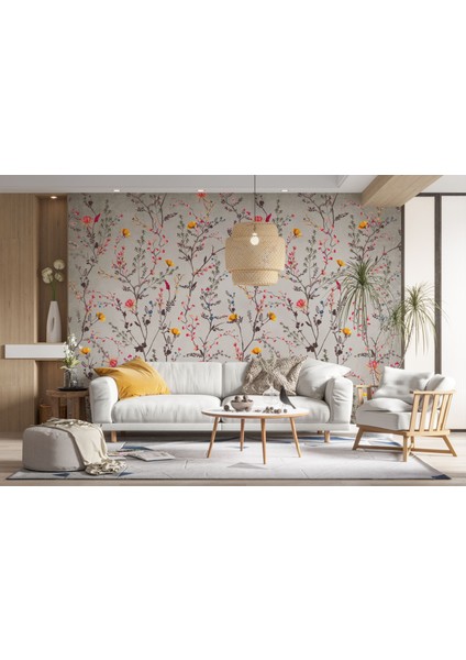 Chinoiserie Uzak Doğu Duvar Kağıdı, Chinoiserie Çiçekler Duvar Resmi, fiyatları