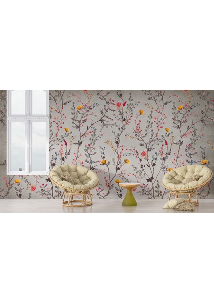 Chinoiserie Uzak Doğu Duvar Kağıdı, Chinoiserie Çiçekler Duvar Resmi, modelleri