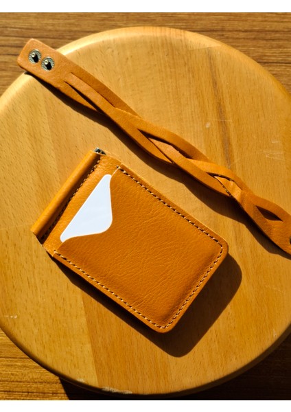 Deri Para Klipsli Cüzdan & Kartlık Slim Kartlık