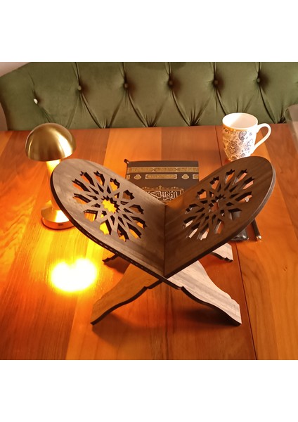 Masaüstü Kitap Okuma Standı Kuran Rahlesi Tablet Standı Hafız Için Hediye Isim Yazılabilir