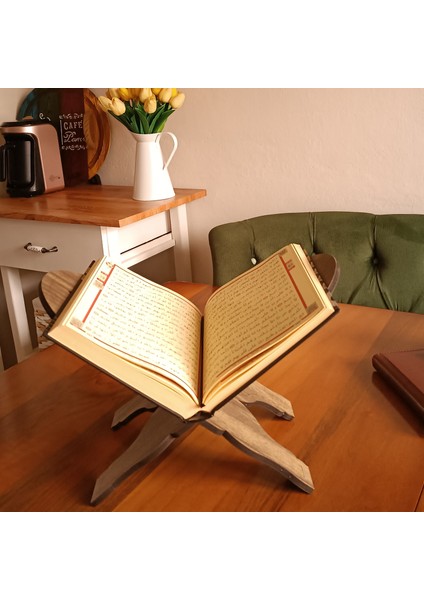 Masaüstü Kitap Okuma Standı Kuran Rahlesi Tablet Standı Hafız Için Hediye Isim Yazılabilir fırsatları
