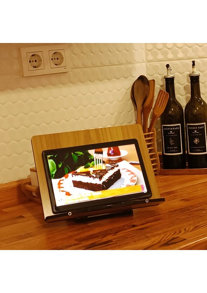 Ev Hanımları Için Mutfak Yardımcısı Tablet Standı Kitap Standı Isim Yazılabilir Ev Için Hediyesi