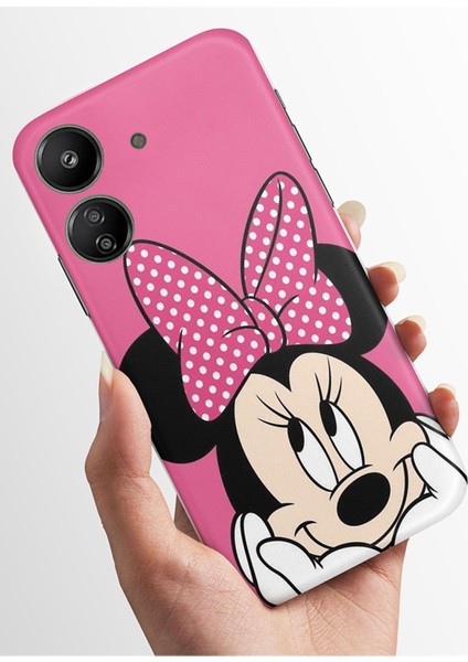 Xiaomi Redmi 13C Kılıfı Hd Kalite Baskılı Parlak Silikon Kapak - Minymouse4