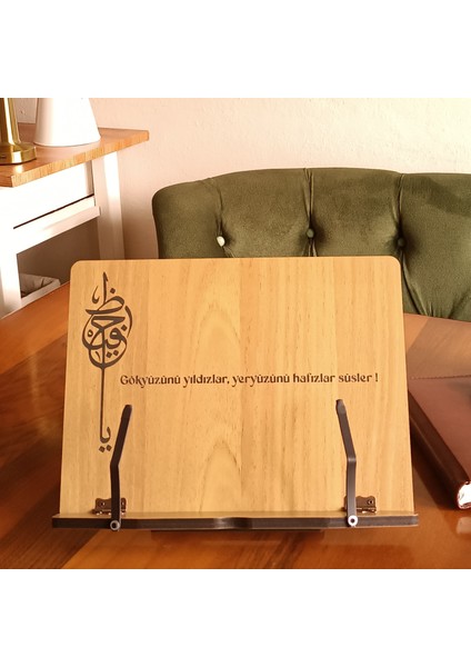 Masaüstü Kitap Okuma Standı Kuran Rahlesi Tablet Standı Hafız Için Öğrenci Için Hediye Rahle