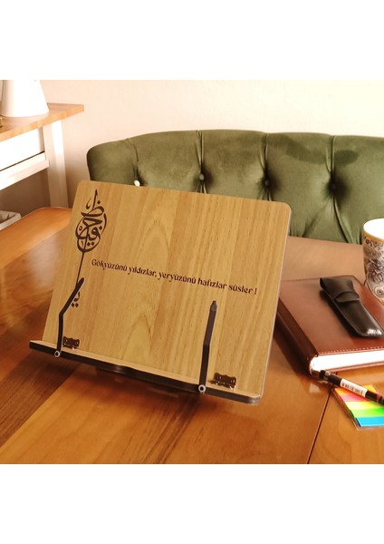 Masaüstü Kitap Okuma Standı Kuran Rahlesi Tablet Standı Hafız Için Öğrenci Için Hediye Rahle