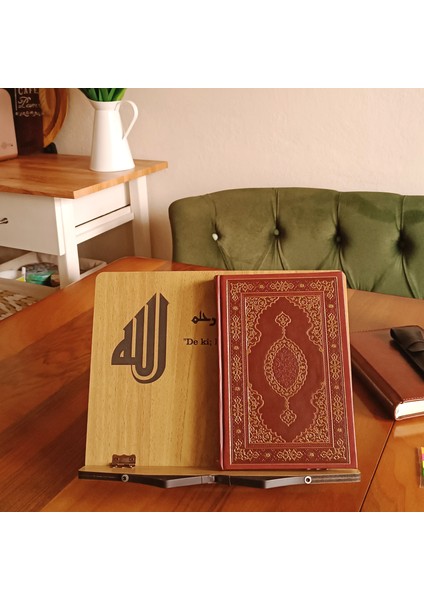Masaüstü Kitap Okuma Standı Kuran Rahlesi Tablet Standı Hafız Için Öğrenci Için Hediye Rahle