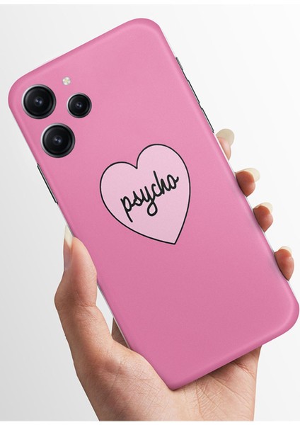Xiaomi Redmi 12 Kılıf Kamera Korumalı Baskılı Silikon Kapak - Psycho