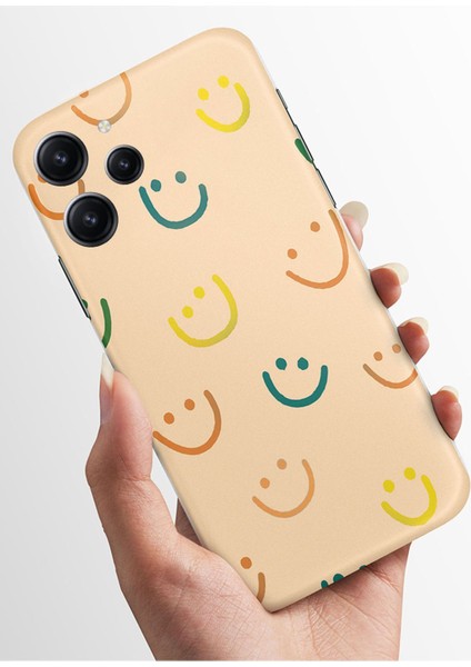 Xiaomi Redmi 12 Kılıf Kamera Korumalı Baskılı Silikon Kapak - Smile