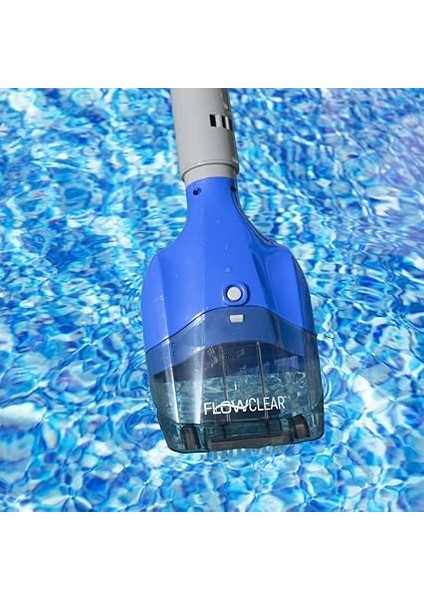 Aquatech Akülü Havuz Vakumu, Hafif Ayarlanabilir Havuz Temizleyici, Sağlıklı Havuz ve Spa Bakımı Temizleme Ekipmanları, Gri ve Mavi [enerji Sınıfı A] modelleri