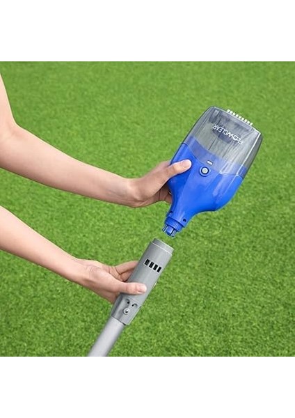 Aquatech Akülü Havuz Vakumu, Hafif Ayarlanabilir Havuz Temizleyici, Sağlıklı Havuz ve Spa Bakımı Temizleme Ekipmanları, Gri ve Mavi [enerji Sınıfı A] indirimleri