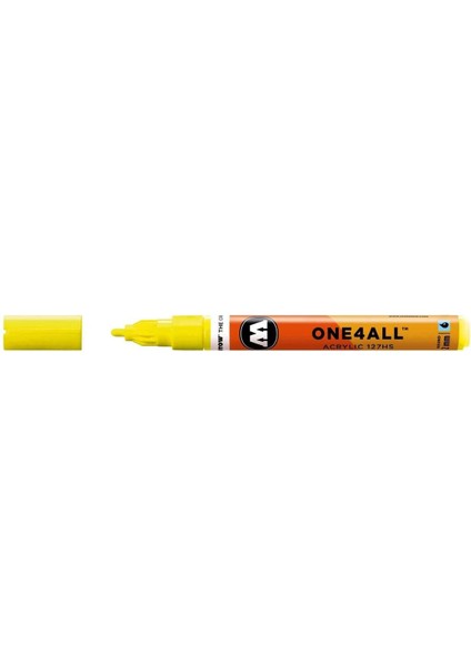 127HS ONE4ALL Akrilik Marker Kalem 2 mm Neon Fluorescent Yellow 220