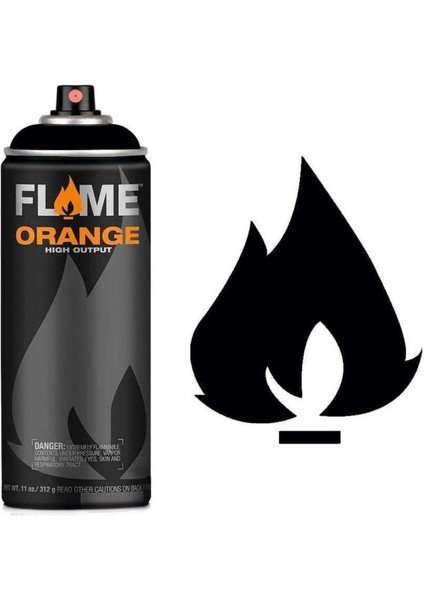 Orange Sprey Boya 400 ml Deep Black 904