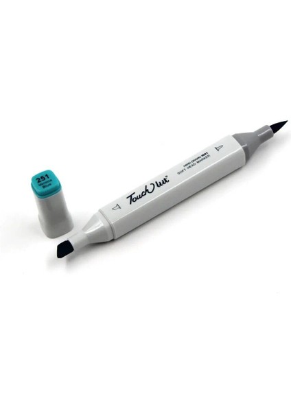 Touchliit Çift Taraflı Marker Kalem Verona Blue BG251 fiyatları