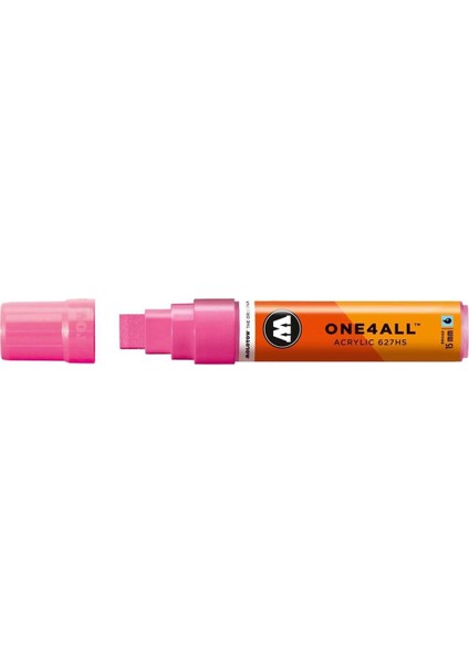 627HS ONE4ALL Düz Uç Akrilik Marker Kalem 15 mm Neon Pink 200