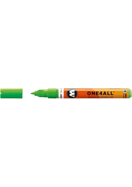 127HS-CO ONE4ALL Akrilik Marker Kalem 1.5 mm Neon Green Fluorescent 219
