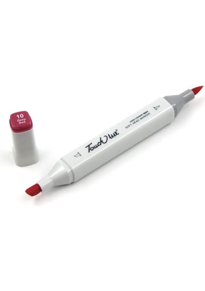 Touchliit Çift Taraflı Marker Kalem Deep Red R10