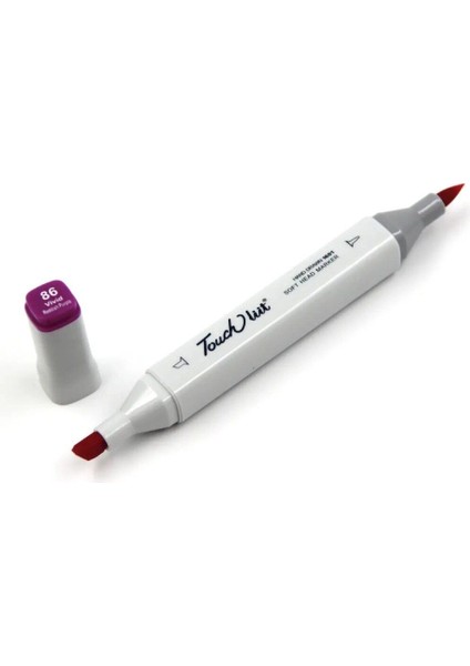 Touchliit Çift Taraflı Marker Kalem Vivid Reddish Purple RP86 modelleri