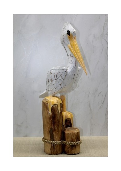 Ahşap Pelikan 60 cm