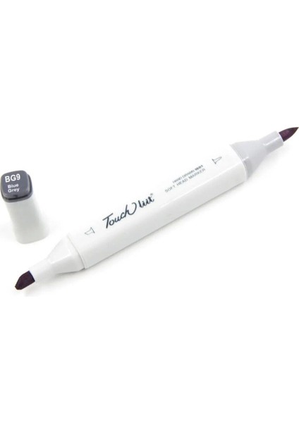 Touchliit Çift Taraflı Marker Kalem Blue Grey 9 Bg9