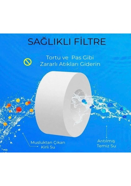 10 Adet Kireç Önleyici Filtre Duş