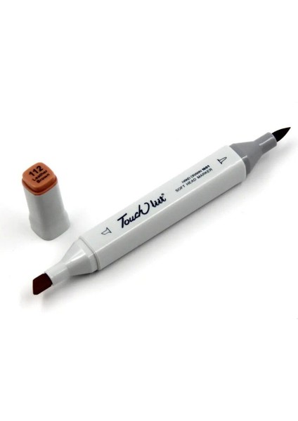 Touchliit Çift Taraflı Marker Kalem Leather Brown BR112