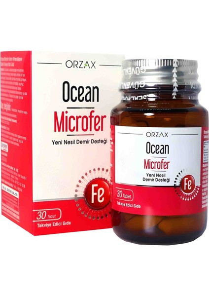 Ocean Demir Microfer Yeni Nesil Demir Desteği 30 Tablet