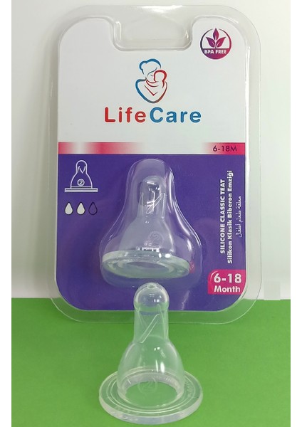 Biberon Emziği Antikolik 1 Numara Orta Akış