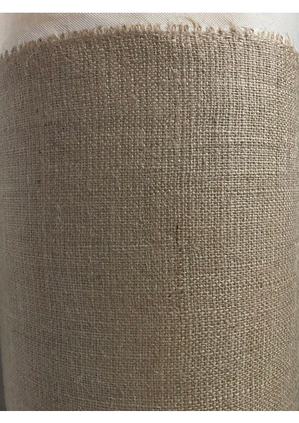 Lamineli Jüt Kumaş 150 cm x 1 mt Tela Kaplama Jüt Hasır Çuval Kumaşı 10 Ons