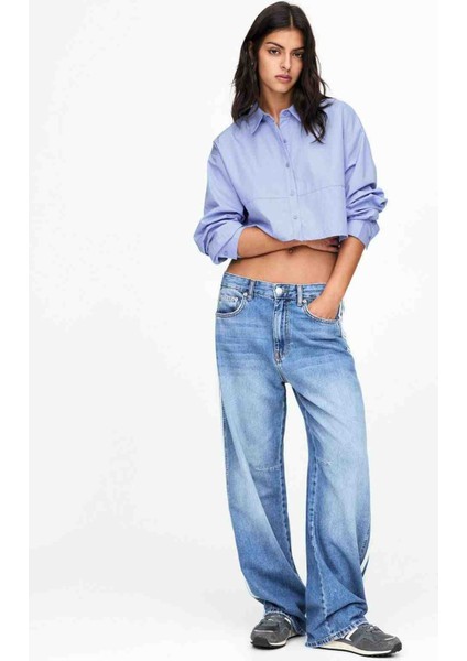 Allbucks Pull&bear, Crop Gömlek ABPNB1010