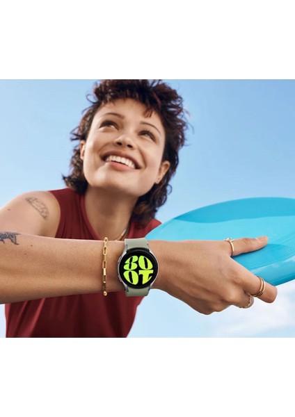 Samsung Galaxy Watch 4 5 6 7 Fe 40 40 44 Classic 42 43 46 47 mm Uyumlu Kavisli Silikon Kordon fırsatları