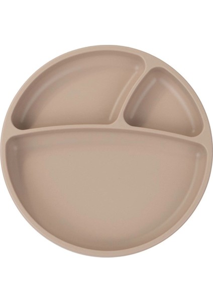 Porsiyon Vakum Tabanlı Silikon Tabak Bubble Beige