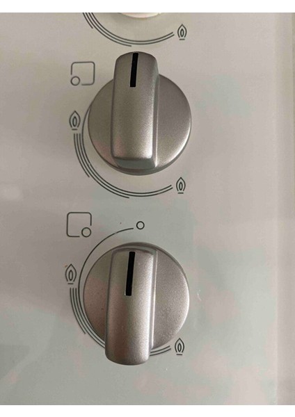 Ocak Fırın Ankastre Düğmesi Bsch ile Uyumlu 4'lü Set - Gri